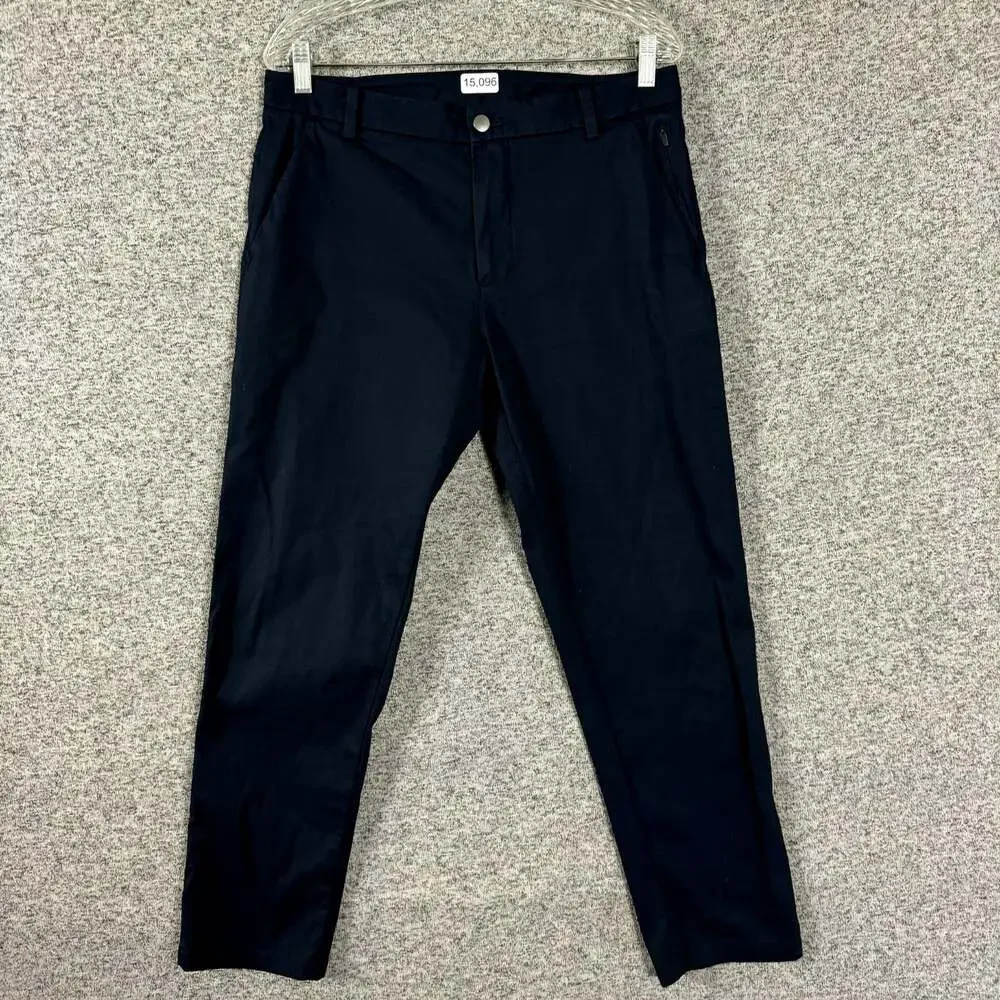 Lululemon Men's Size 32 Dark Blue Commission Classic Fit Chino Pants
